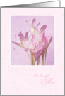 Mother’s Day for Sister from Sister - Soft Pink Flowers card