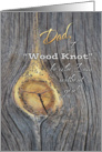 Father’s Day Wood Knot card