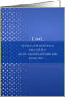 for Dad on Happy Father’s Day card
