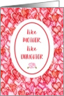 Happy Mother’s Day from Daughter ~ Like Mother Like Daughter card