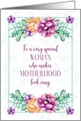 Mother’s Day for a Special Woman Pretty Watercolor Peony Flowers card