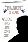 Birthday for Brandon card