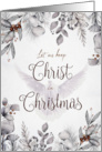 Let Us Keep Christ in Christmas with Dove Religious Christmas card