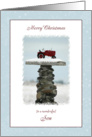 Christmas for Son ~ Red Tractor card