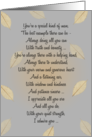 Husband Birthday ~ Falling Leaves Poetry card