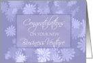 Congratulations on New Business Venture ~ Spray of Daisies card