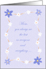 Happy Mother’s Day ~ Pastel Polka Dots and Flowers card