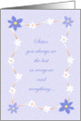 Happy Mother’s Day to Sister ~ Pastel Polka Dots and Flowers card