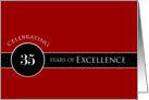 Business 35th Anniversary Circle of Excellence card