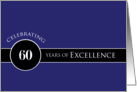 Business Employee Appreciation Celebrate 60 Years Circle of Excellence card