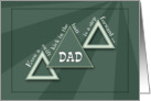 Father’s Day to Dad Humor ~ Swift Kick in the Butt card