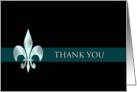 Business Thank You For the Interview ~ Fleur-de-Lis card