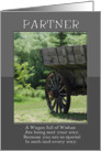 Father’s Day to Partner Wagon Full of Wishes card