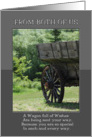 Father’s Day From Both of Us Wagon Full of Wishes card