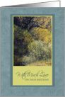 Birthday With Much Love ~ Colors of the Season card
