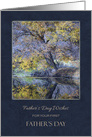 Father’s Day For First Time ~ Trees Reflection on the Water card