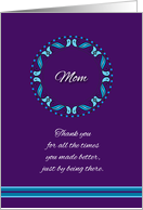 Happy Mother’s Day For Mom card