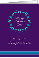 Happy Mother’s Day For Daughter in Law card