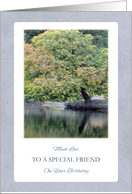 Happy Birthday to Friend ~ Reflections on the Water card