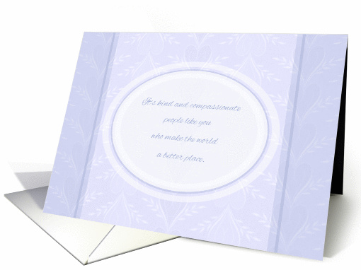 Sympathy Thank You ~ Circle of Compassion card (1036071)
