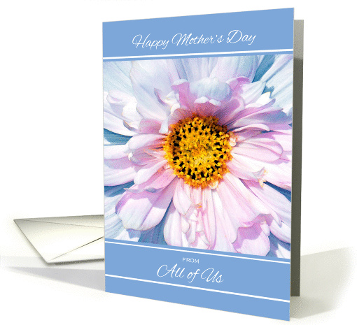 Mother's Day From All of Us - Watercolor Flower card (1061199)