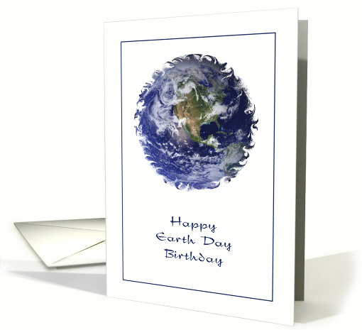 Earth Day Birthday - Planet Earth card (1062191)