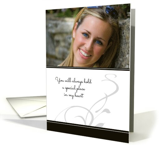 Thank You for the Graduation Gift Custom Photo card (1063965)