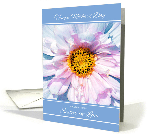 For Sister in Law on Mother's Day - Watercolor Flower card (1066629)