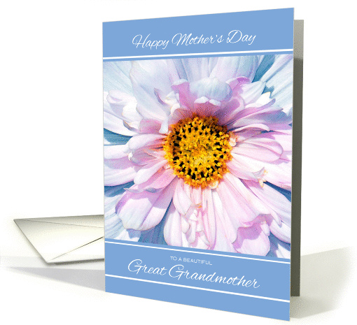 For Great Grandmother on Mother's Day - Watercolor Flower card