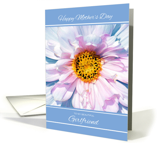For Girlfriend on Mother's Day - Watercolor Flower card (1066679)