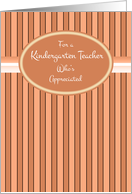 Kindergarten Teacher...