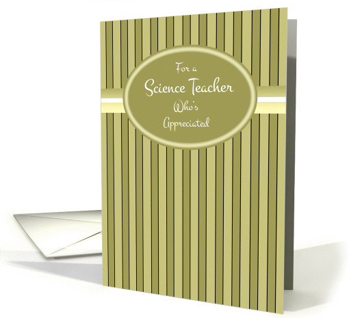 Science Teacher Thank You card (1094566)