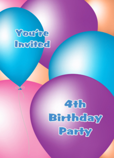 4th Birthday Party...