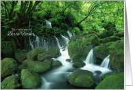 Happy Birthday for Birth Father - Waterfall in the Woods card