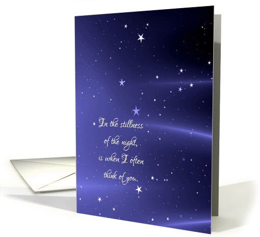 Thinking of You - Starry Night card (1153206)