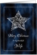 Christmas Star for Wife card