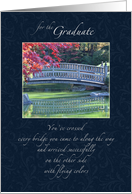 Bridge Graduation Congratulations card