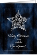 Merry Christmas for Grandparents - Christmas Star and Stardust card