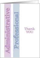 Administrative Professionals Day card