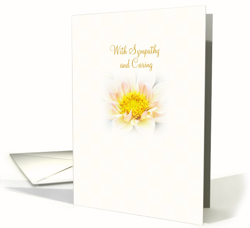 Sympathy and Caring Dahlia card (1277088)