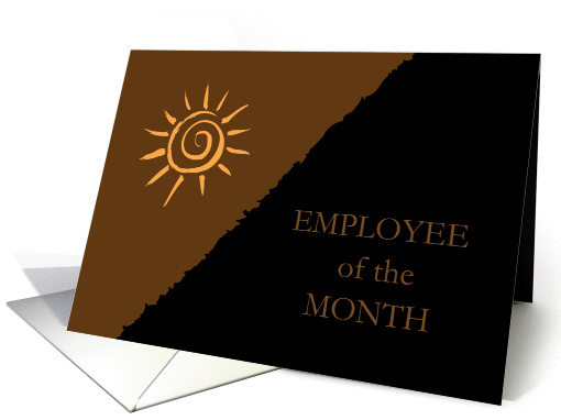 Congratulations Employee of the Month card (1278490)