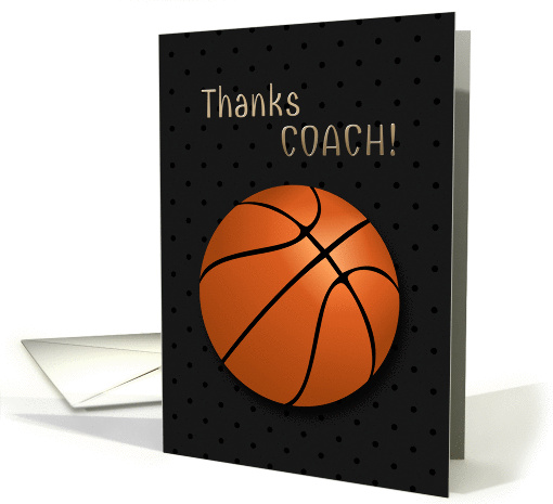 Thank You Basketball Coach card (1287574)
