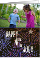 4th of July Custom Photo card