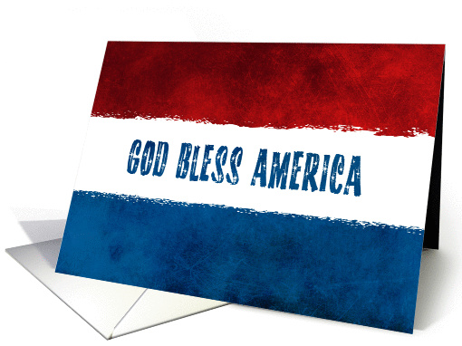 God Bless America Blank Note card (1291762)