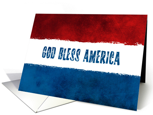 4th of July God Bless America card (1291884)