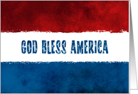 4th of July God Bless America card