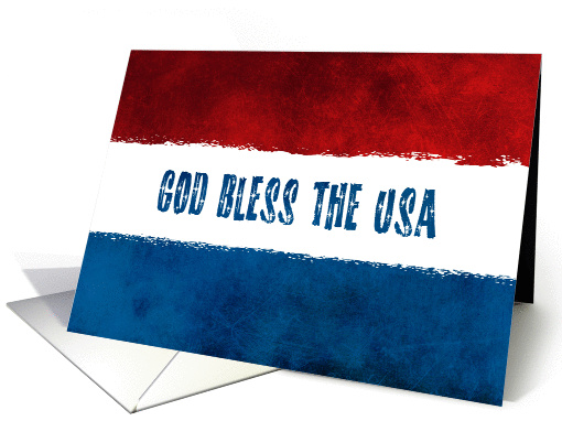 4th of July God Bless the USA card (1291942)