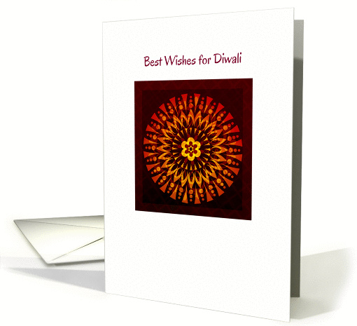 Diwali Wishes Festival of Lights Mandala card (1294518)