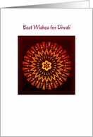 Diwali Wishes Festival of Lights Mandala card