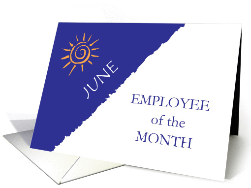 Employee of the Month June card (1302554)